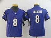 Youth Nike Ravens 8 Lamar Jackson Purple Vapor Untouchable Limited Jersey,baseball caps,new era cap wholesale,wholesale hats